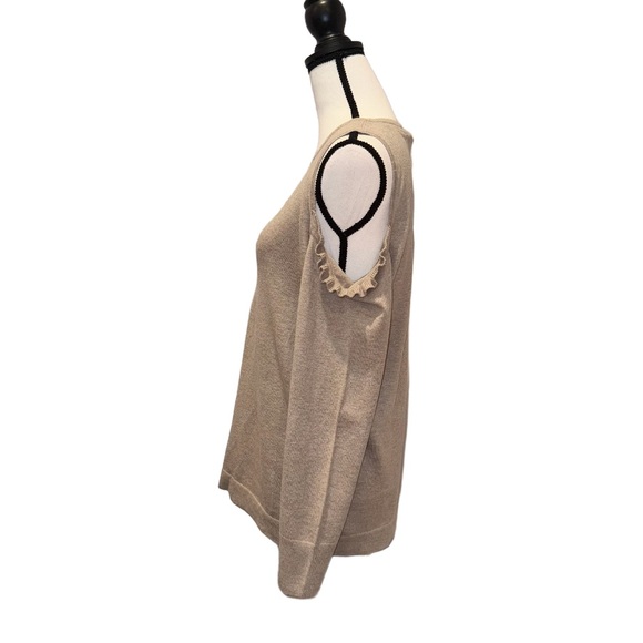 LOFT cold shoulder sweater women’s size large - Picture 4 of 15